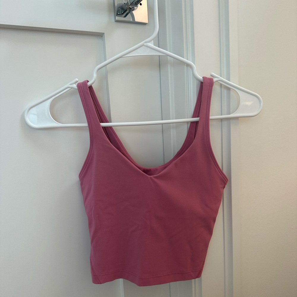 lululemon pink blossom align tank